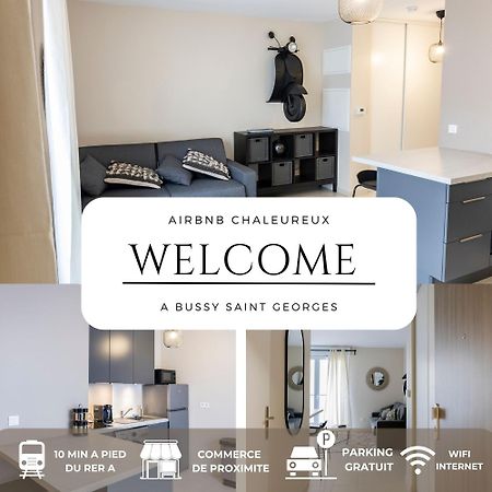 Charmant Studio En Residence Avec Parking บุสซี-แซ็ง-ฌอร์ฌ ภายนอก รูปภาพ
